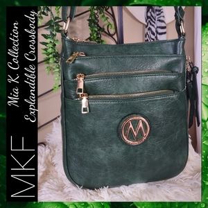 ❗FINAL❗Gently Used MKF Explandible Crossbody Bag